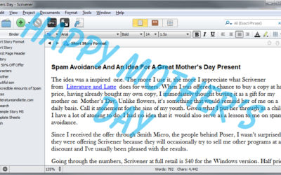 Spam Avoidance And An Idea For A Great Mother’s Day Present