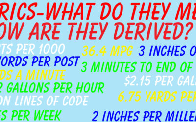 The Use and Misuse of Metrics, What Do They Mean?