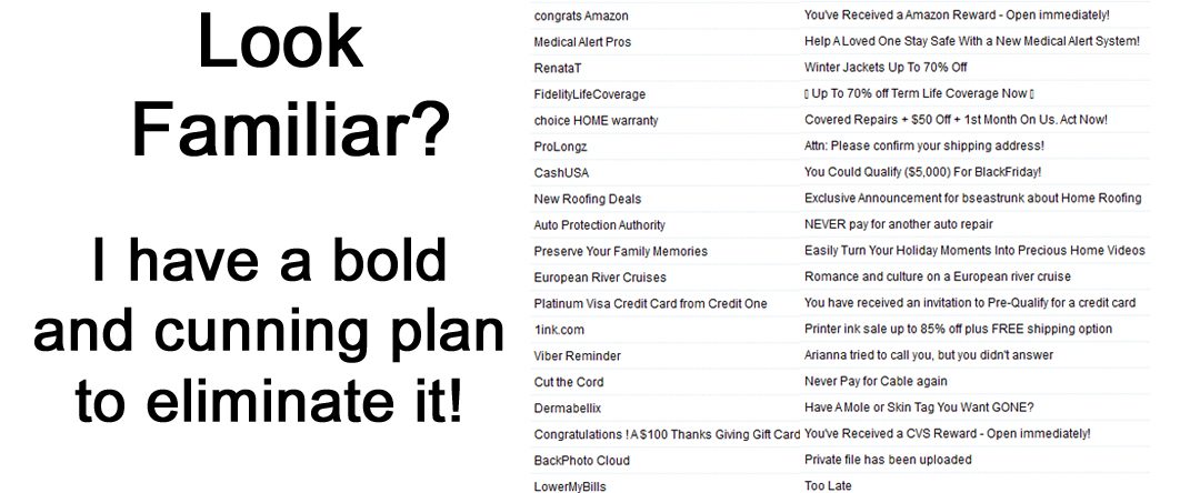 A bold and cunning plan to eliminate email spam