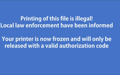 Politicians Intend To Restrict Your Printer. It’s Time To Get Involved!