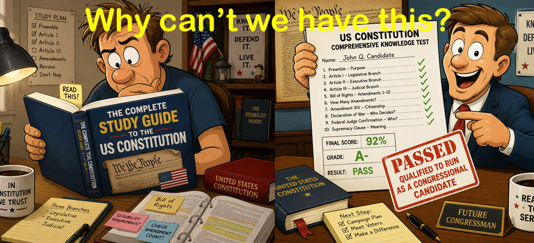 Why Do We Tolerate Representatives Ignorant of The Constitution?